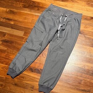 Figs Women's Gray Jogger scrub Pants S/P